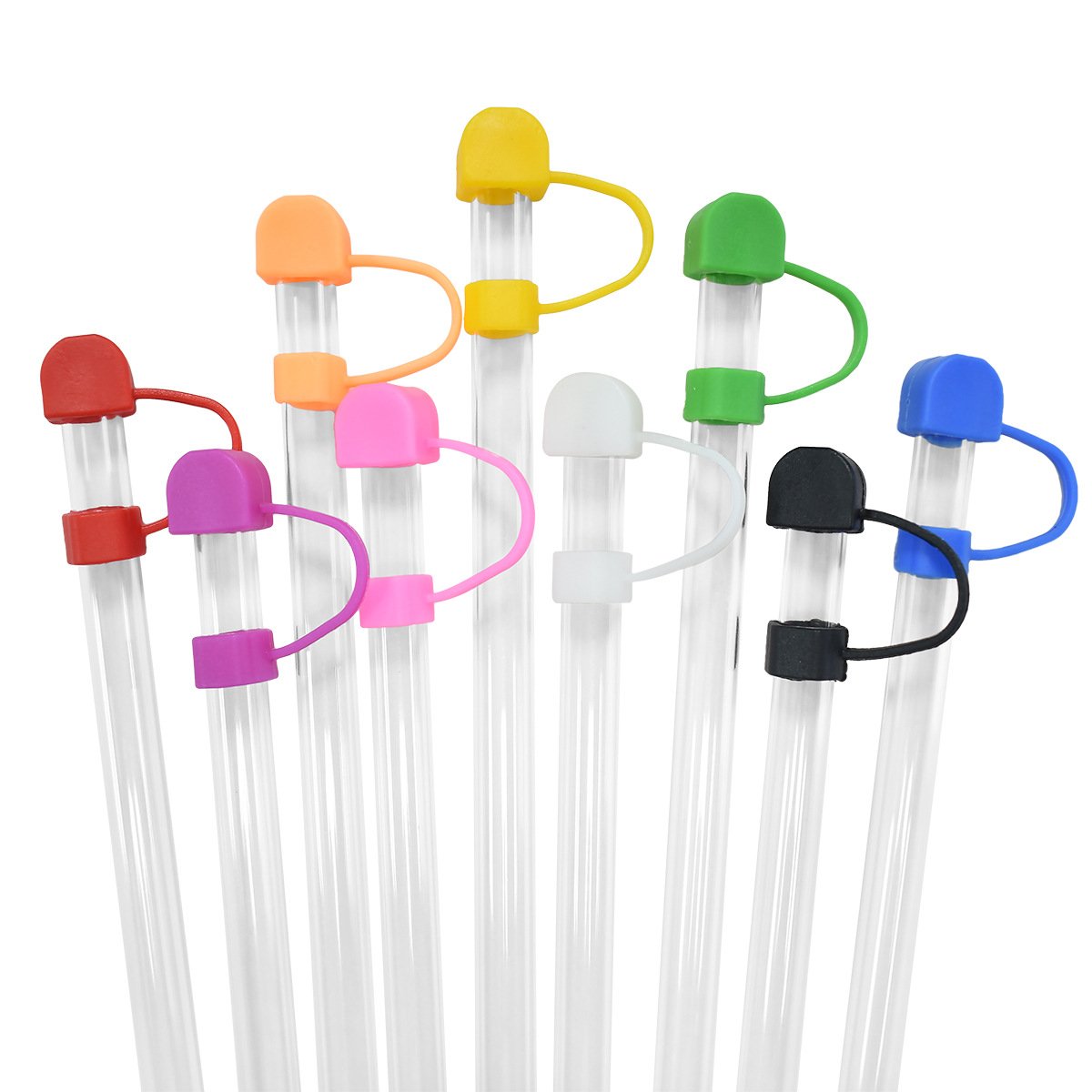 Alluring Colored Caps for Straws - Image 2