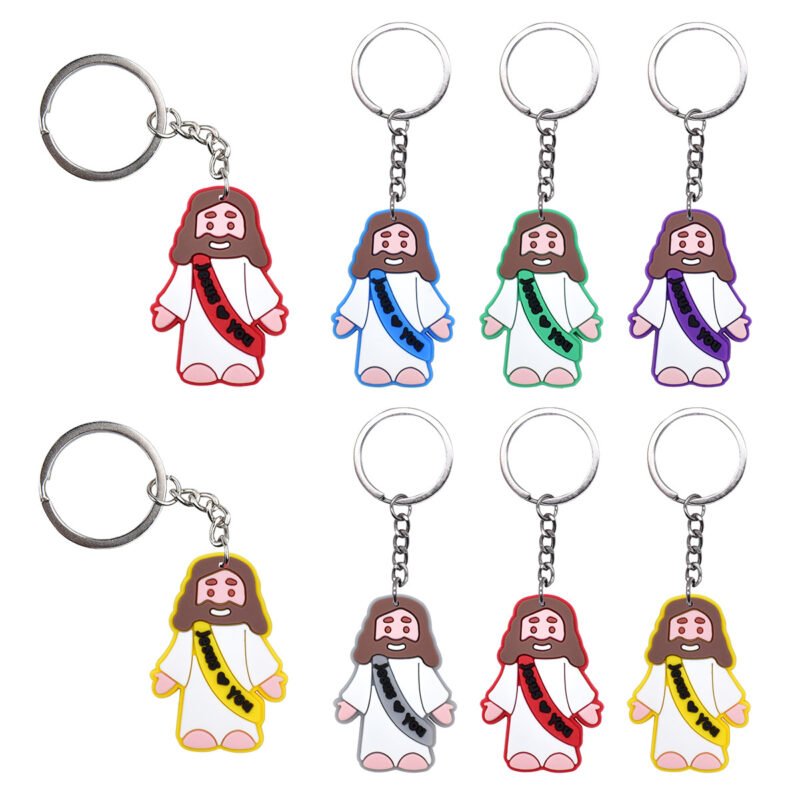 Epic Jesus Pendant Keychain