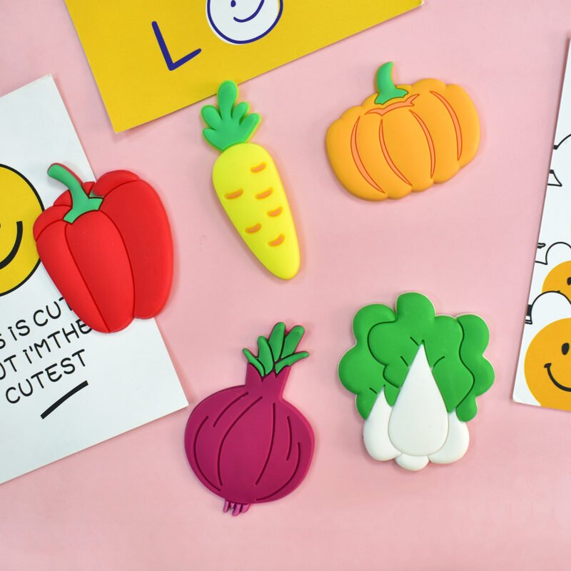 Exclusive Cartoon and Vegetable Refrigerator Magnets