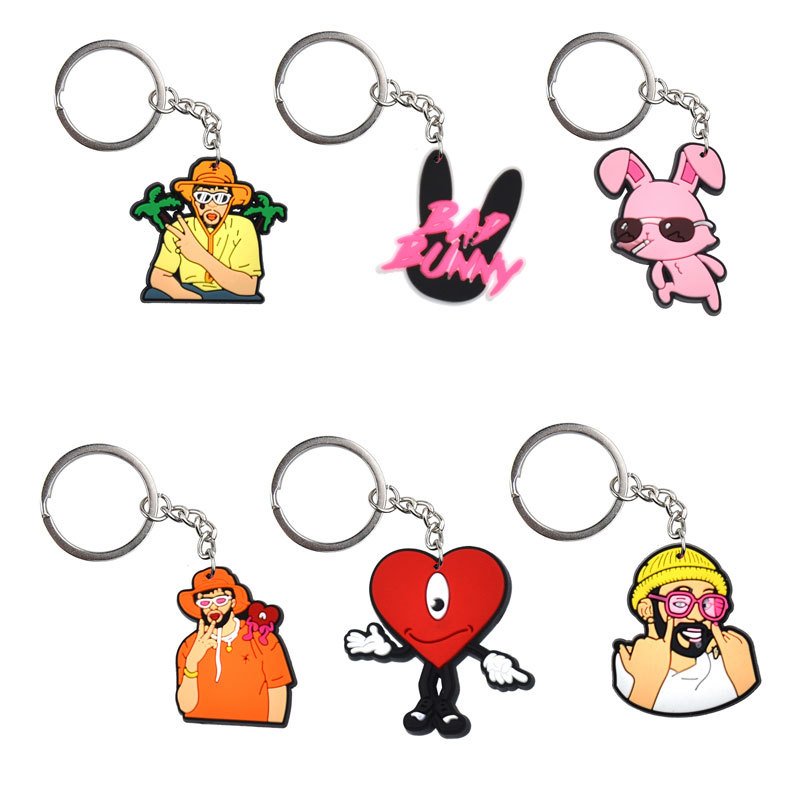 Best-selling Bad Bunny Cartoon Keychain