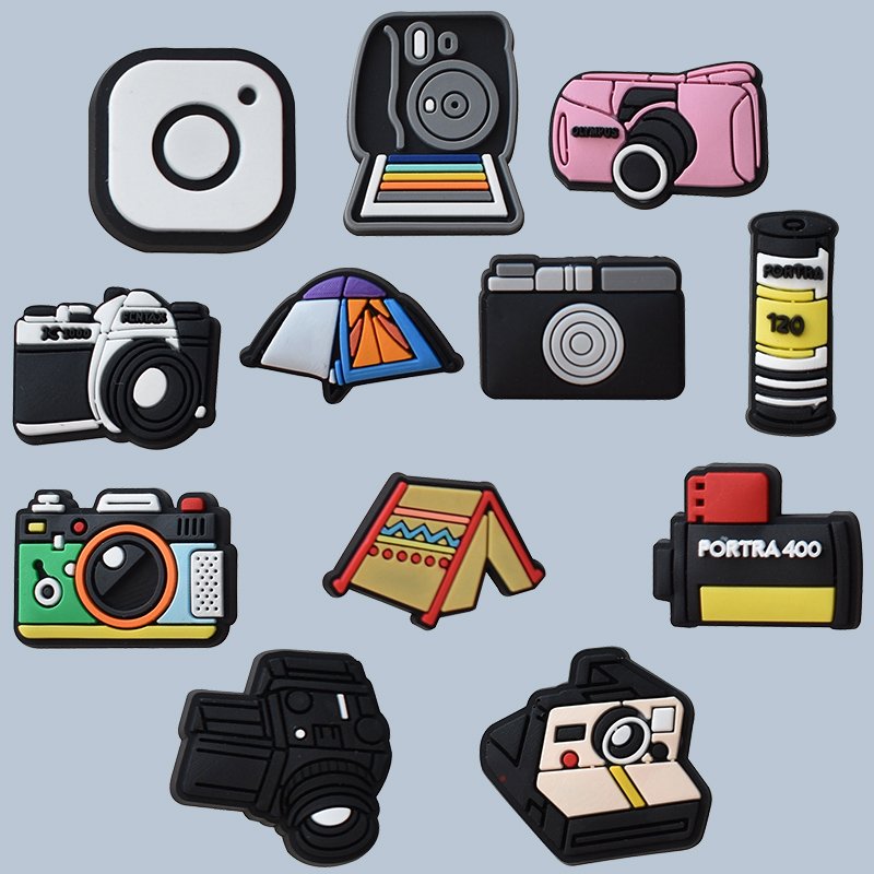 Intel Vintage Camera Series Shoe Charms