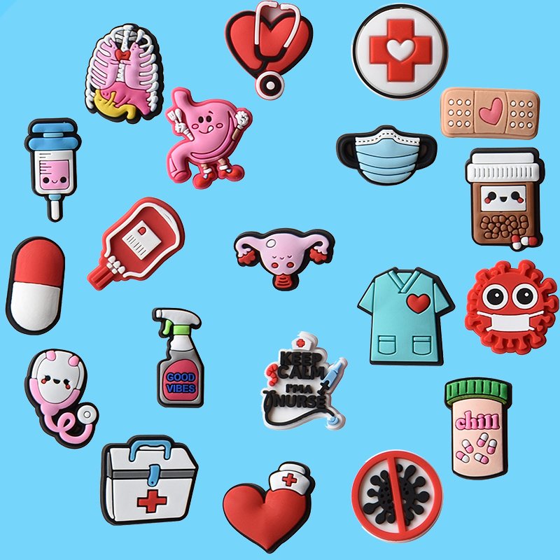 Creative Medical Series PVC Shoe Charms