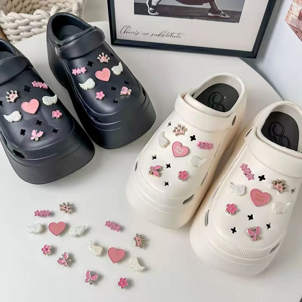 Custom B2B Bulk PVC Clog Charms: Unbeatable Profit Advantages vs Inferior Acrylic/Resin Materials