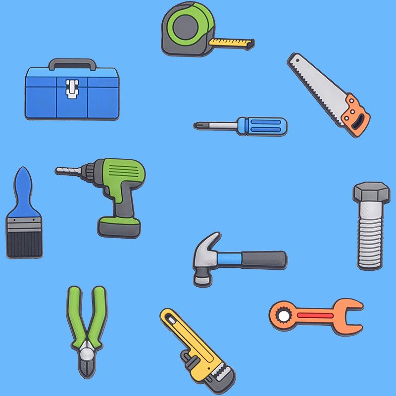 PVC finished shoe charms