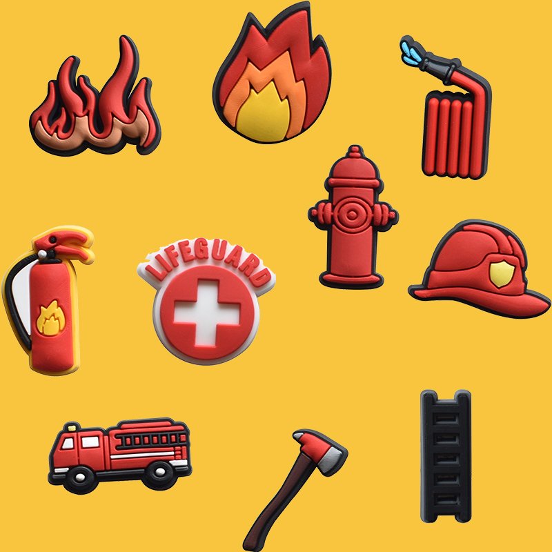 Buy Fire Rescue Shoe Charms