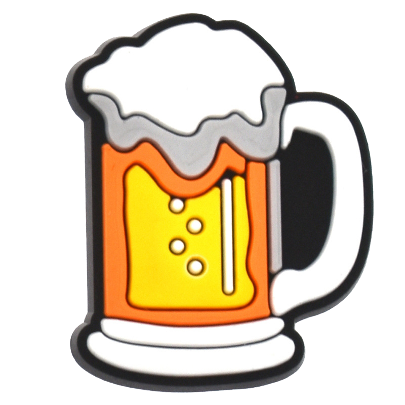Vibrant Assorted Beer Shoe Charms