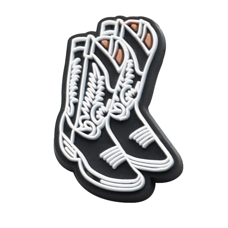 Cowboy Style Shoe Charms