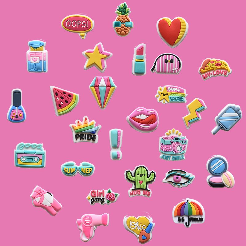 Cheap Hippie Style Shoe Charms