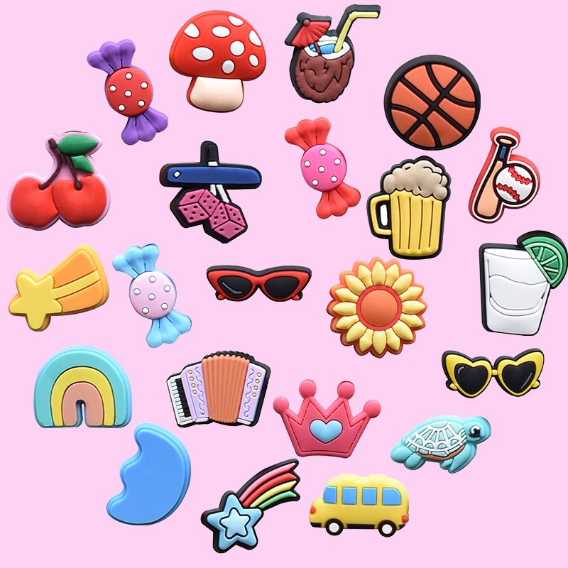 Informative Multi Shoe Charms