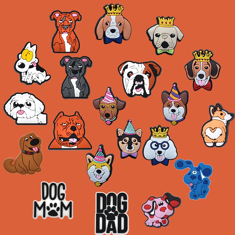 Creative Dog Shoe Charms for Crocs