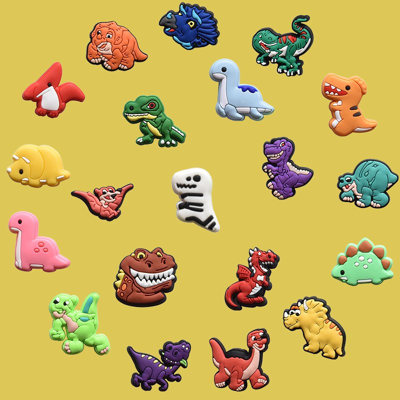 Creative Dinosaur Shoe Charms