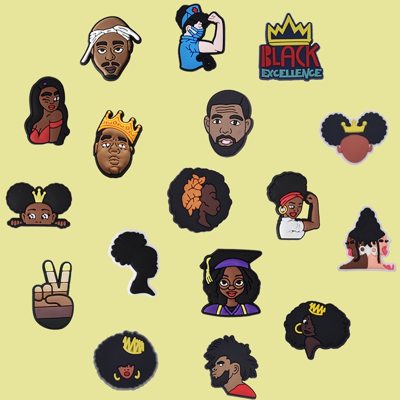 BLM & Black Girl Magic Croc Charms