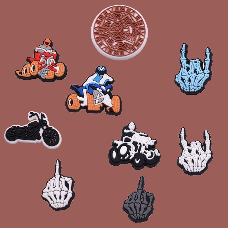 Cool Motorcycle Shoe Charms
