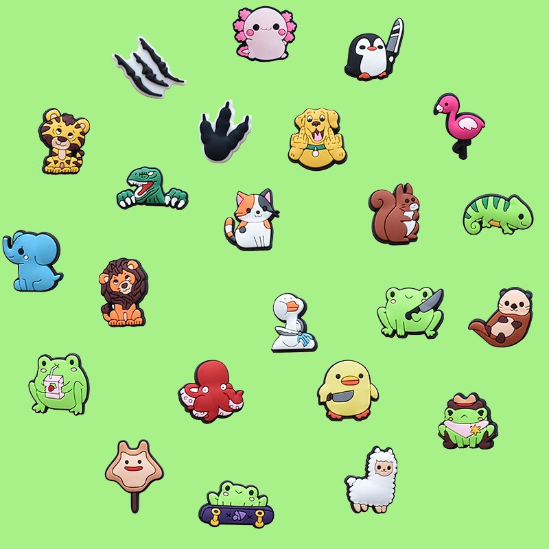 Gratified Silicone Animal Charms Bulk