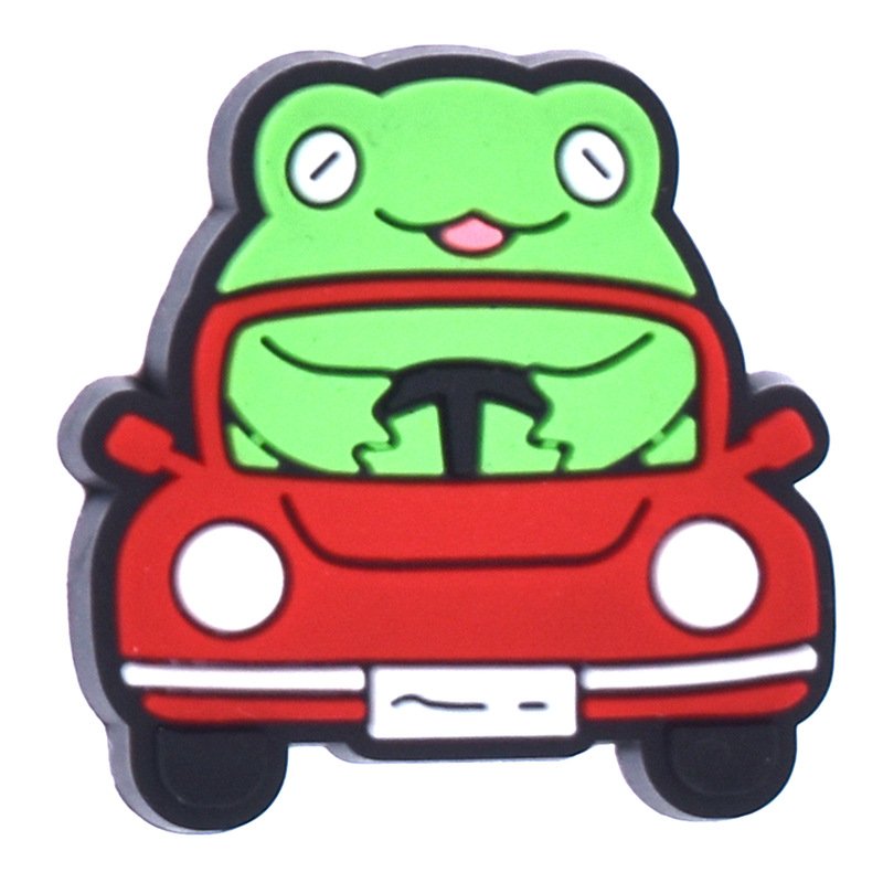 Gratified PVC Frog Shoe Charms - Image 5