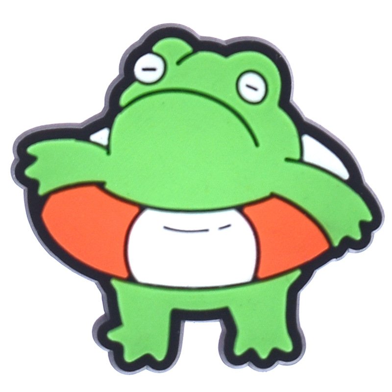 Gratified PVC Frog Shoe Charms - Image 2