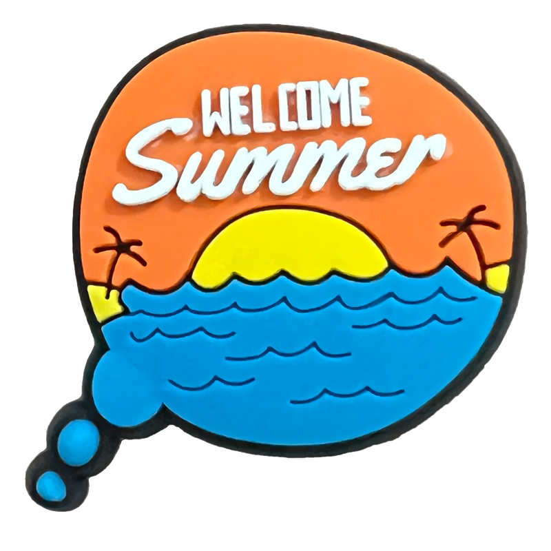 Creative Summer-Themed Shoe Charms