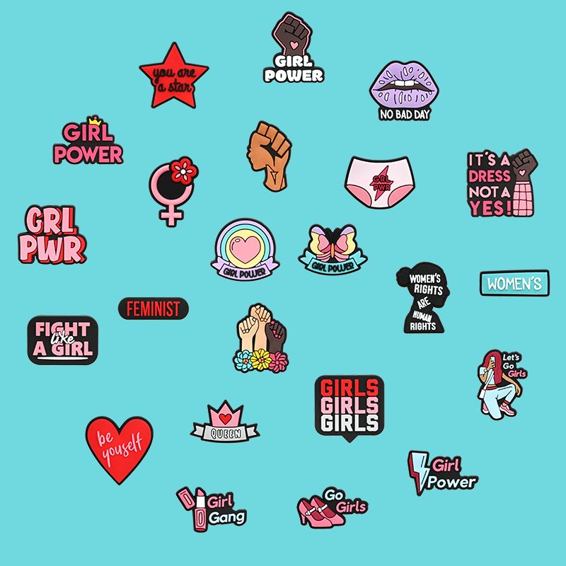 Creative Power Feminist Croc Charms