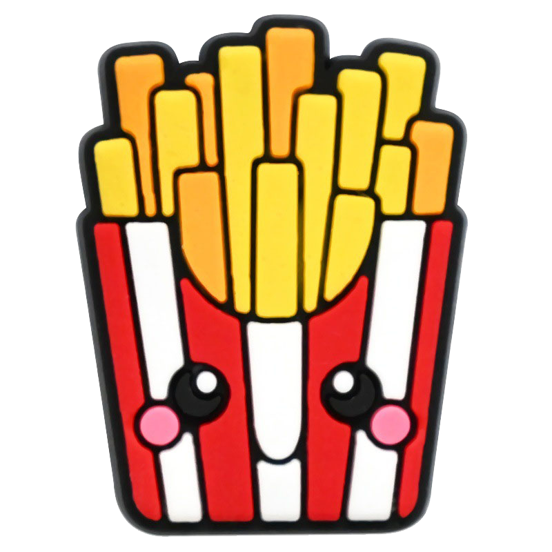 Creative Cartoon Food PVC Shoe Charms