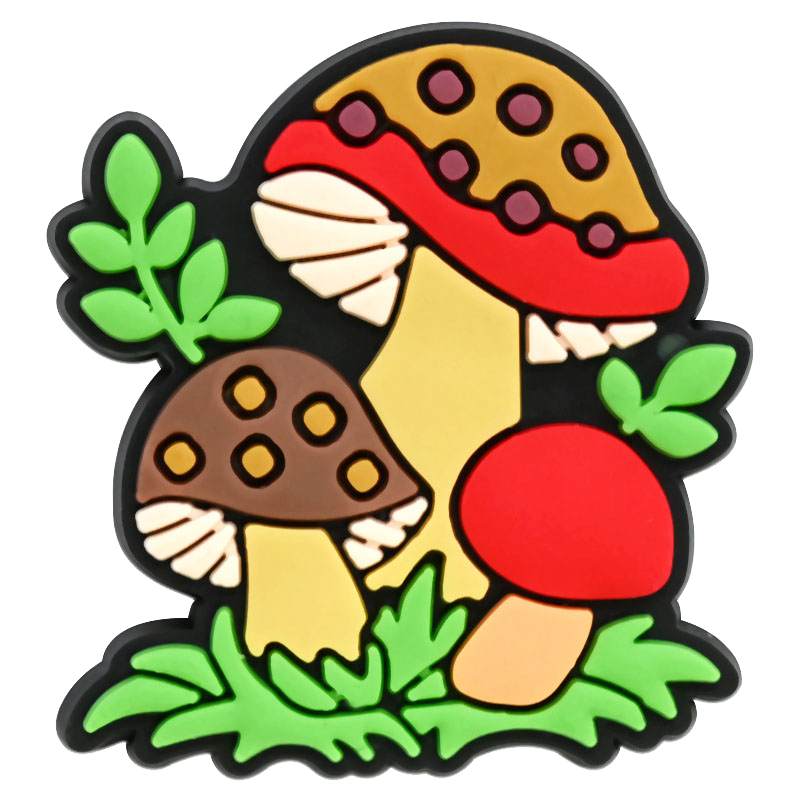 Cheap Mushroom PVC Shoe Charms
