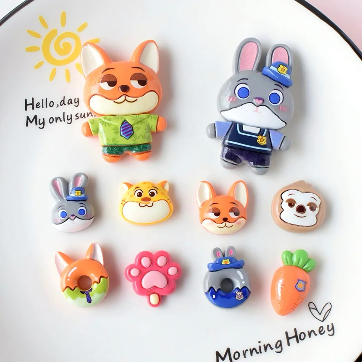 paw print shoe charms