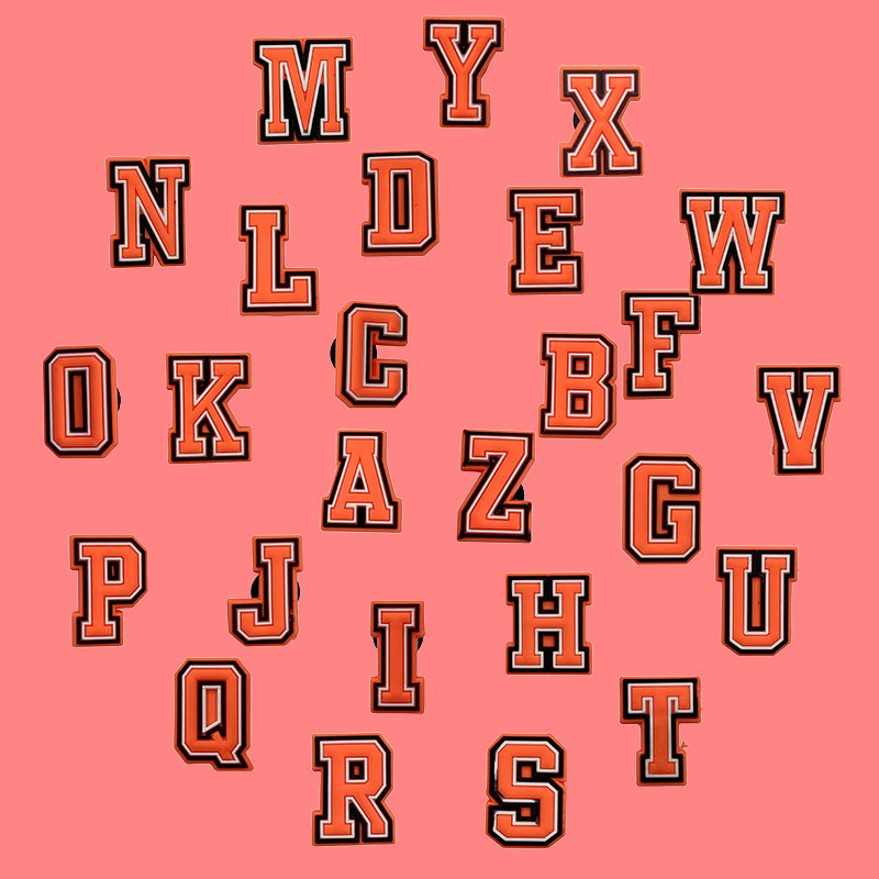 Creative Number Clog Charms