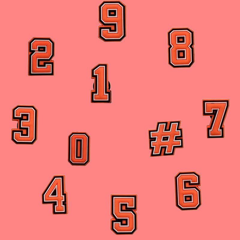 Creative Letter Clog Shoe Charms