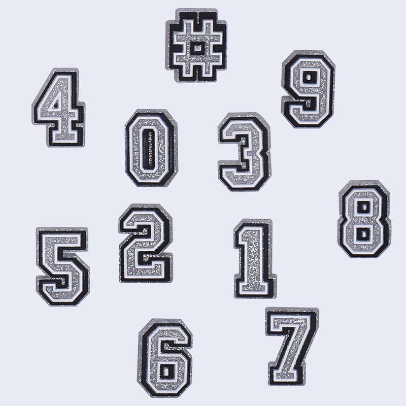 Creative Letter Clog Shoe Charms