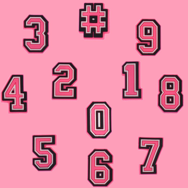 Creative Letter Shoe Charms