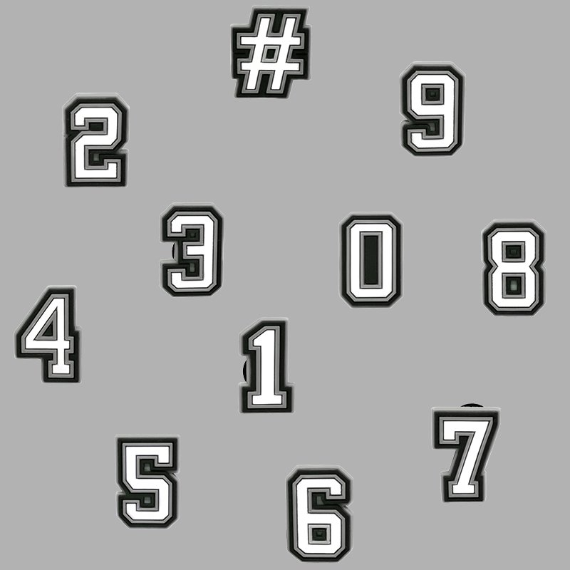 Creative Letter Shoe Charms