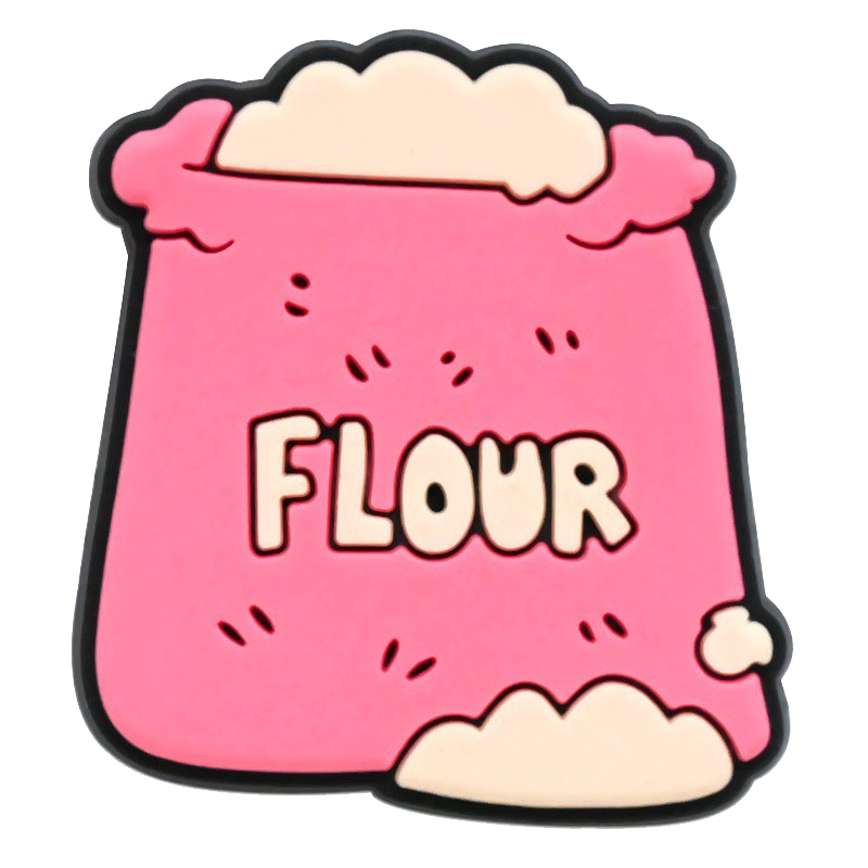 Vibrant Cute Pink Whimsical Clog Charms