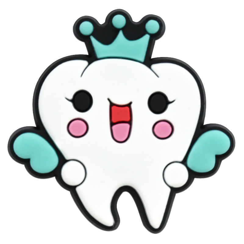 Cartoon Dental Shoe Charms