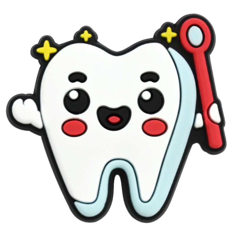 Cartoon Dental Shoe Charms