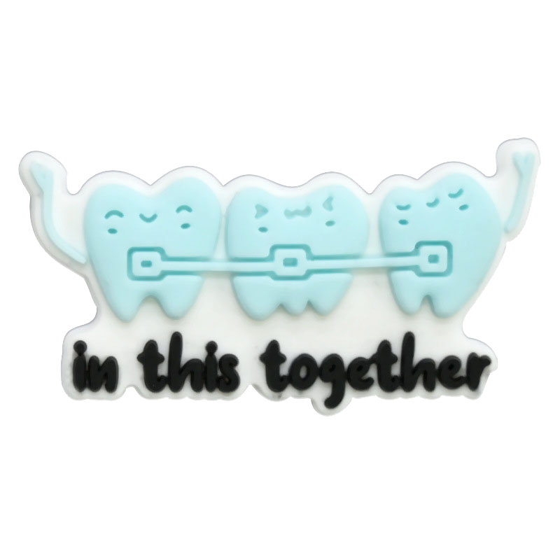 Cartoon Dental Shoe Charms