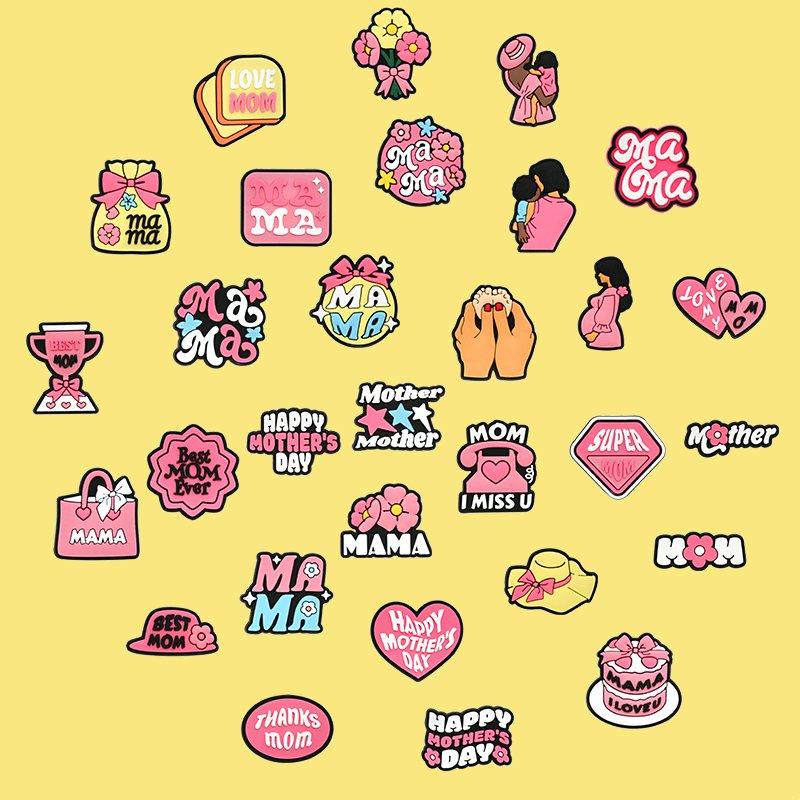 Adorable Mother's Day Clog Charms