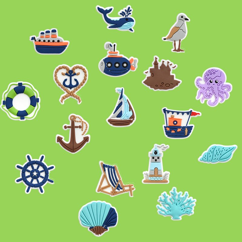 Creative Ocean Theme Shoe Charms