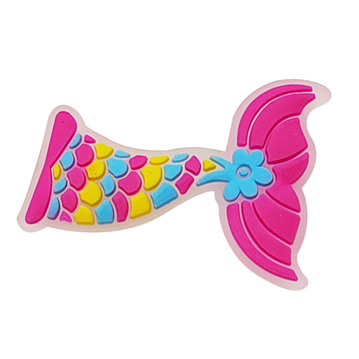 Vibrant Mermaid Tail Shoe Charms