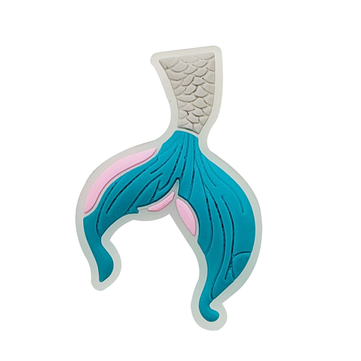 Vibrant Mermaid Tail Shoe Charms