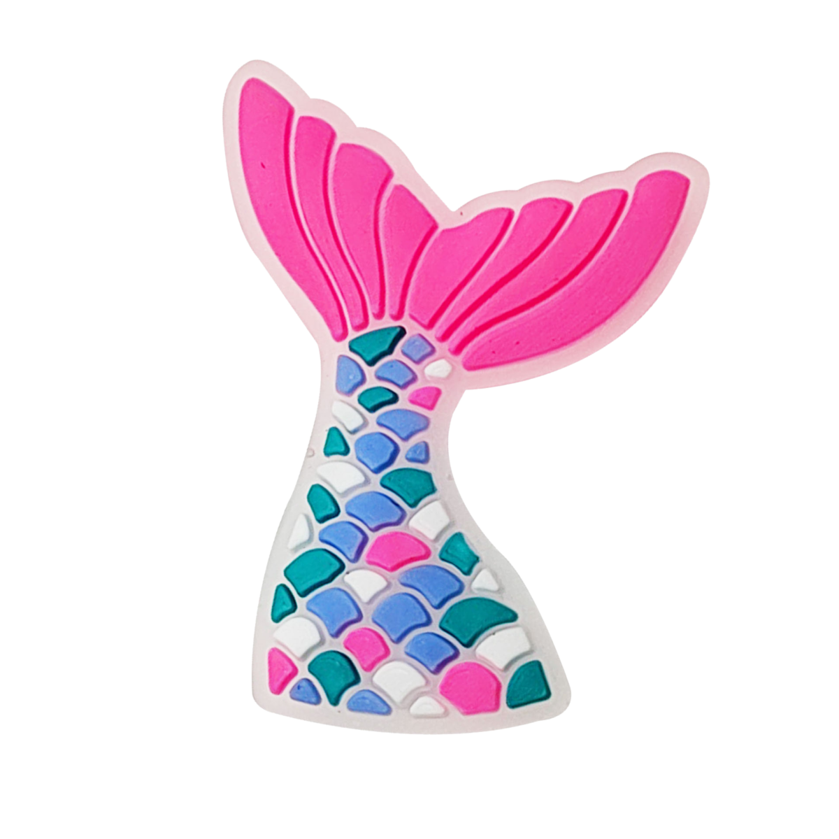 Vibrant Mermaid Tail Shoe Charms
