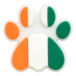 Creative Paw Print Shoe Charms