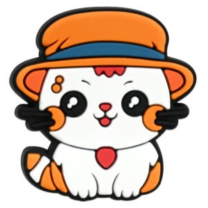 Exclusive Cartoon Cat Shoe Charms