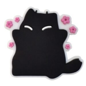 Adorable Black Cat Clog Charms