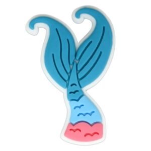 Colorful Mermaid Tail Clog Charms
