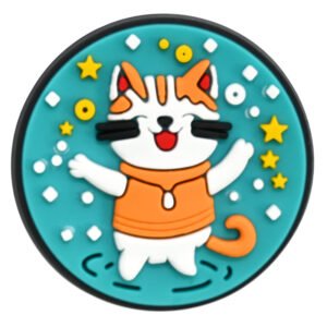 Exclusive Cartoon Cat Shoe Charms