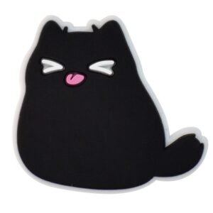 Adorable Black Cat Clog Charms