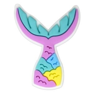 Colorful Mermaid Tail Clog Charms