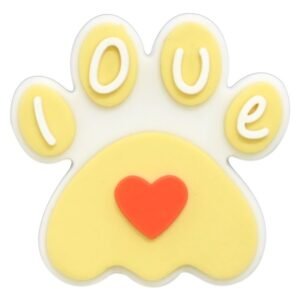 Creative Paw Print Shoe Charms