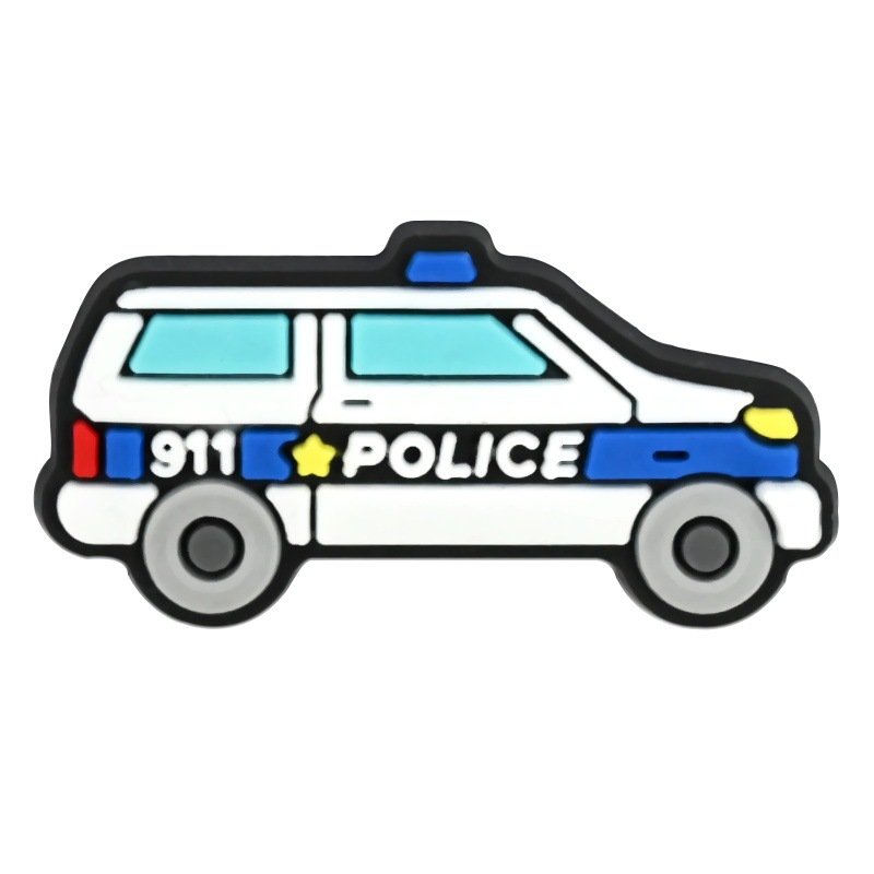 Police Emergency Vehicle Shoe Charms - Image 5