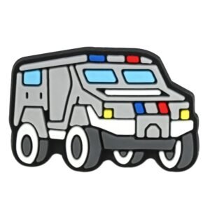 Police Emergency Vehicle Shoe Charms