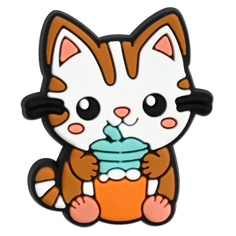 Exclusive Cartoon Cat Shoe Charms - Image 3